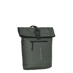 New Rebels Mart New York Nachtgrün 21L Rucksack Rolltop Wasserabweisend Laptop 15.6"