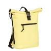 New Rebels Mart New York 21L Rucksack Arbeitstasche Rolltop Wasserabweisend Laptop 15.6” Butter Yellow