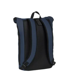 New Rebels Mart New York Marineblau 21L Rucksack Rolltop Wasserabweisend Laptop 15.6"