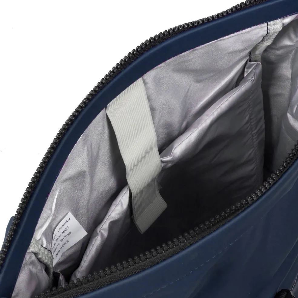 New Rebels Mart New York Marineblau 21L Rucksack Rolltop Wasserabweisend Laptop 15.6"