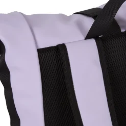 New Rebels Mart New York Lila 21L Rucksack Rolltop Wasserabweisend Laptop 15.6