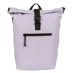 New Rebels Mart New York Lila 21L Rucksack Rolltop Wasserabweisend Laptop 15.6