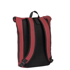 New Rebels Mart New York Burgundy 21L Rucksack Rolltop Wasserabweisend Laptop 15.6"