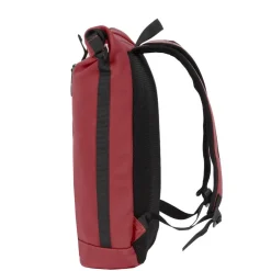 New Rebels Mart New York Burgundy 21L Rucksack Rolltop Wasserabweisend Laptop 15.6