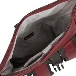 New Rebels Mart New York Burgundy 21L Rucksack Rolltop Wasserabweisend Laptop 15.6
