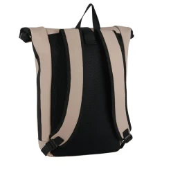 New Rebels Mart New York Altrosa 21L Rucksack Rolltop Wasserabweisend Laptop 15.6"