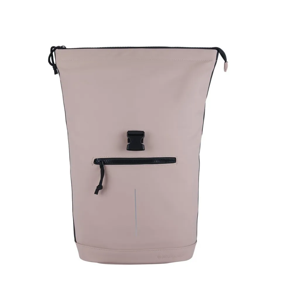New Rebels Mart New York Altrosa 21L Rucksack Rolltop Wasserabweisend Laptop 15.6"