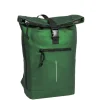 New Rebels Mart New York Metallic Grün 21L Rucksack Rolltop Wasserabweisend Laptop 15.6"
