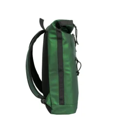 New Rebels Mart New York Metallic Grün 21L Rucksack Rolltop Wasserabweisend Laptop 15.6"
