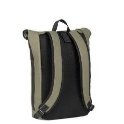 New Rebels Mart New York Taupe 21L Rucksack Rolltop Wasserabweisend Laptop 15.6"