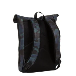 New Rebels Mart New York Camouflage Army Dunkel 21L Rucksack Rolltop Wasserabweisend Laptop 15.6"