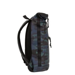 New Rebels Mart New York Camouflage Army Dunkel 21L Rucksack Rolltop Wasserabweisend Laptop 15.6