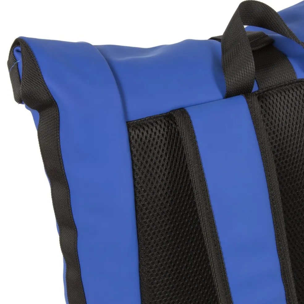 New Rebels Mart New York Kobaltblau 21L Rucksack Rolltop Wasserabweisend Laptop 15.6"