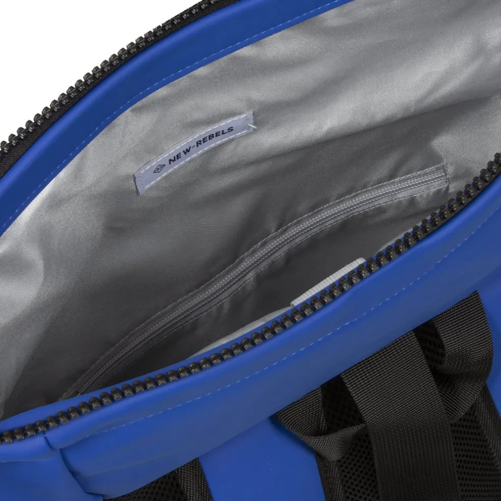 New Rebels Mart New York Kobaltblau 21L Rucksack Rolltop Wasserabweisend Laptop 15.6"