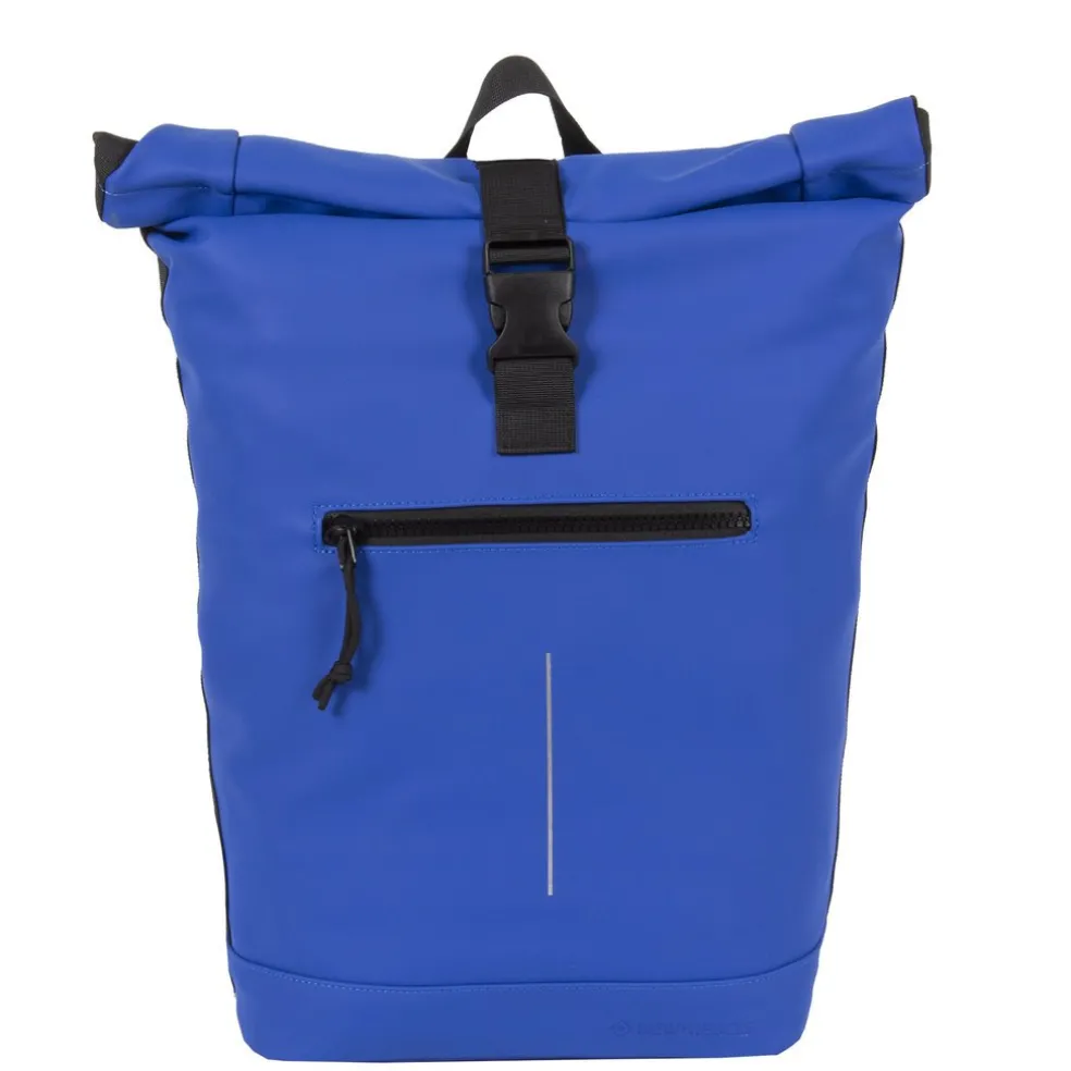 New Rebels Mart New York Kobaltblau 21L Rucksack Rolltop Wasserabweisend Laptop 15.6"