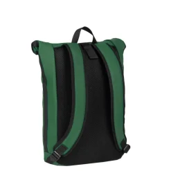 New Rebels Mart New York Dunkelgrün 21L Rucksack Rolltop Wasserabweisend Laptop 15.6
