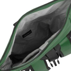 New Rebels Mart New York Dunkelgrün 21L Rucksack Rolltop Wasserabweisend Laptop 15.6