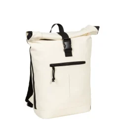 New Rebels Mart New York Off Weiß 21L Rucksack Rolltop Wasserabweisend Laptop 15.6"