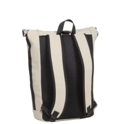 New Rebels Mart New York Beige 21L Rucksack Rolltop Wasserabweisend Laptop 15.6"