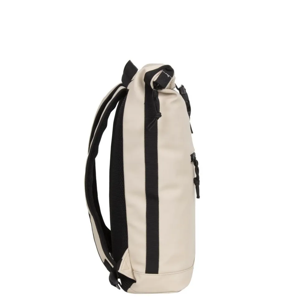 New Rebels Mart New York Beige 21L Rucksack Rolltop Wasserabweisend Laptop 15.6"