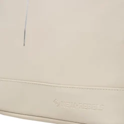 New Rebels Mart New York Beige 21L Rucksack Rolltop Wasserabweisend Laptop 15.6