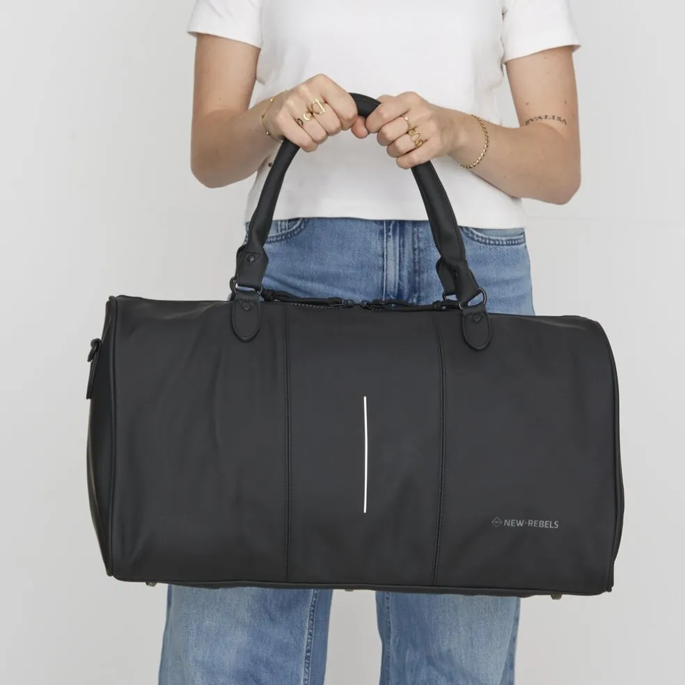 New Rebels Mart Olympia Schwarz 41L Duffel Wochenendtasche Wasserabweisend