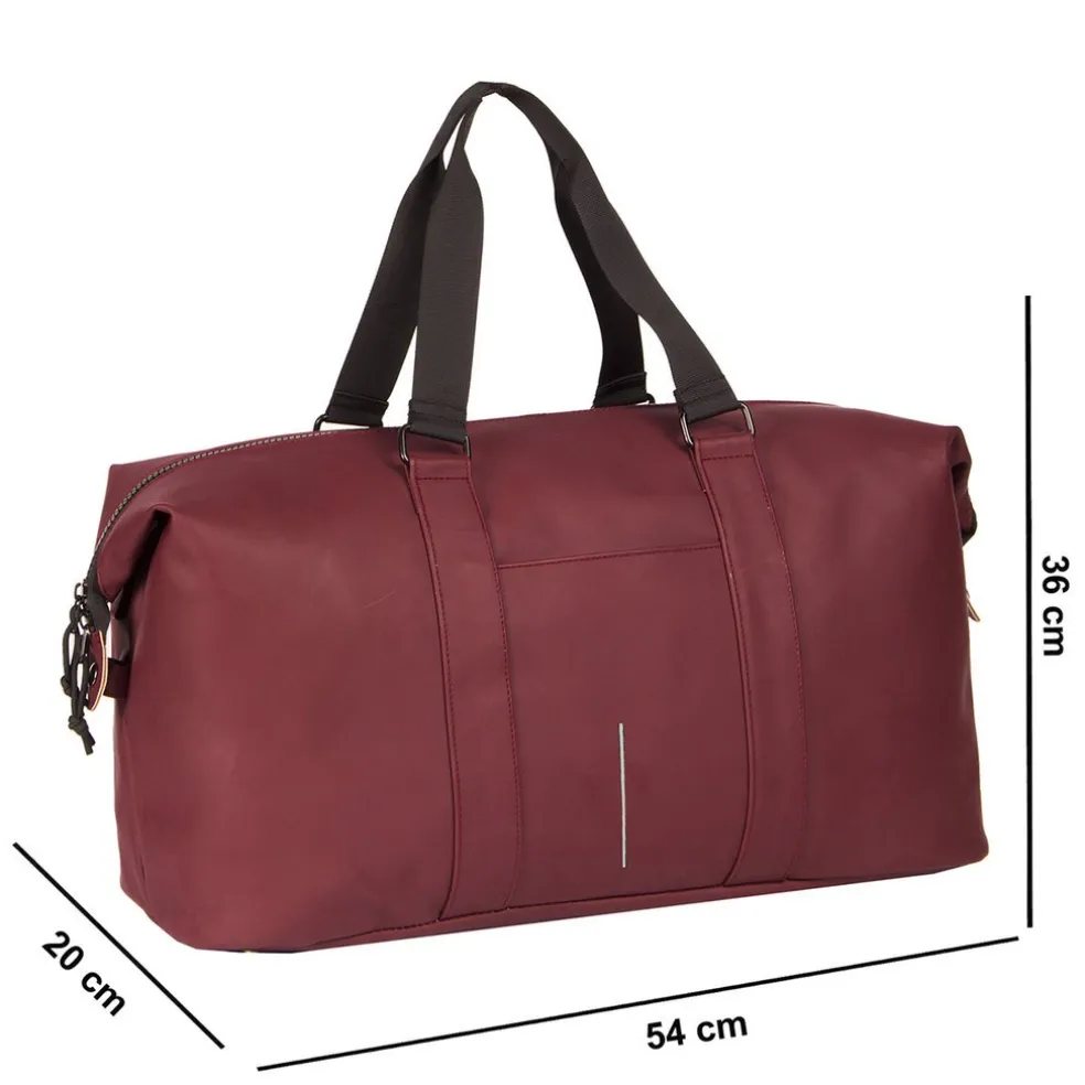 New Rebels Mart Pittsburg Burgundy 39L Weekender Reisetasche Wasserabweisend