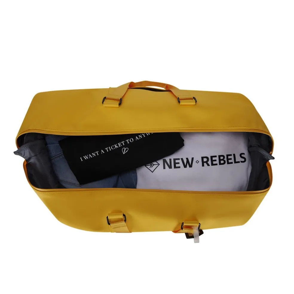 New Rebels Mart Weston Duffel Gelb 58L Trolley Wasserabweisend
