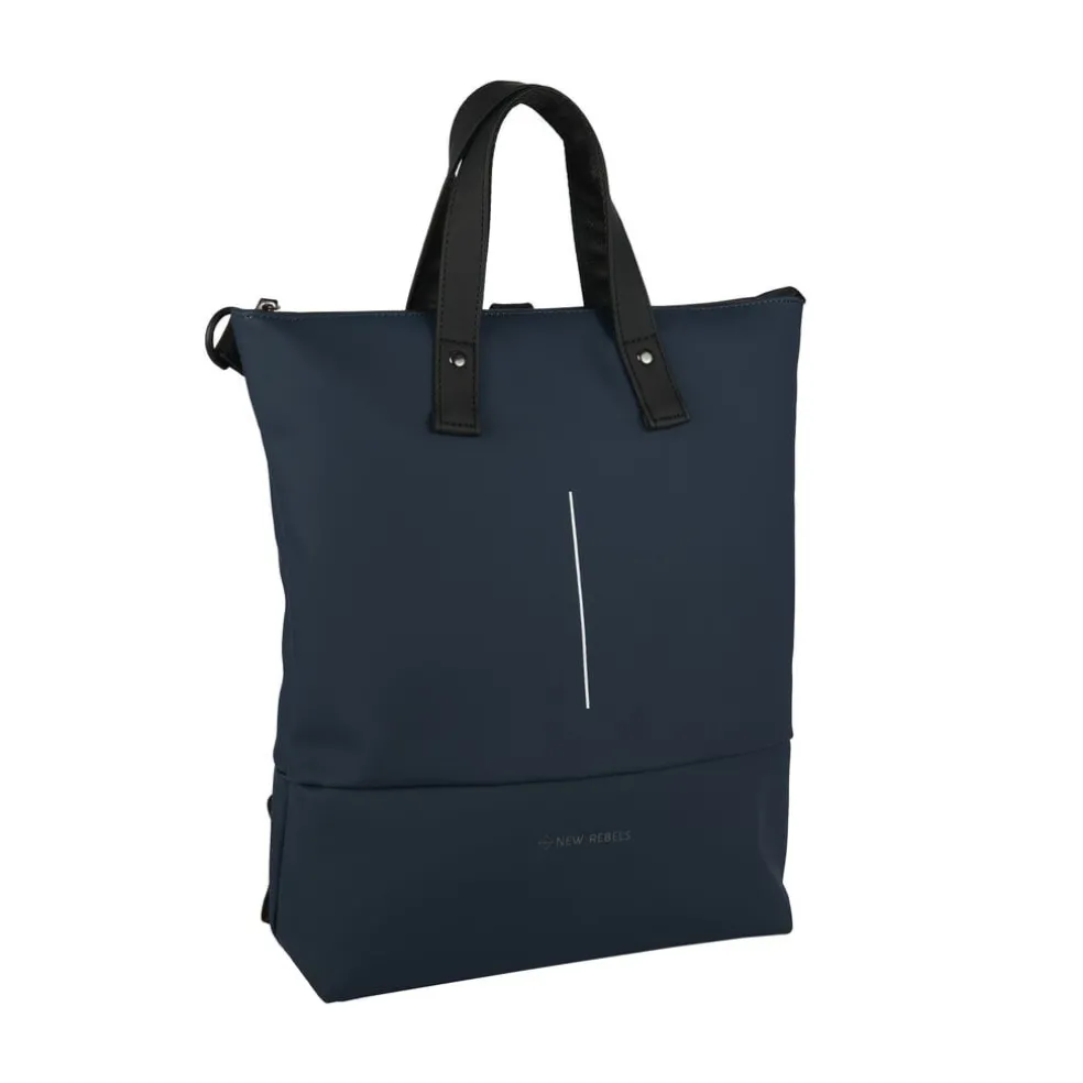 New Rebels Matteo Trenton Marineblau 18L Rucksack Shopper Wasserabweisend