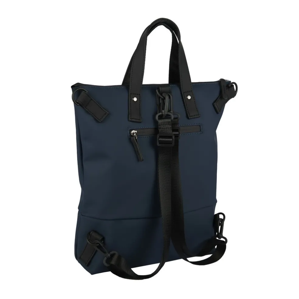 New Rebels Matteo Trenton Marineblau 18L Rucksack Shopper Wasserabweisend