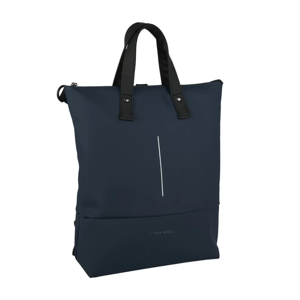 New Rebels Matteo Trenton Marineblau 18L Rucksack Shopper Wasserabweisend