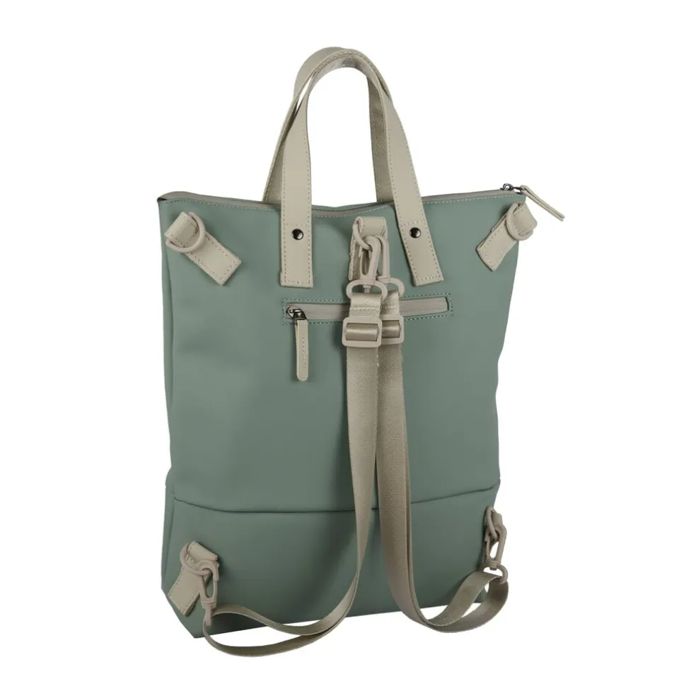 New Rebels Matteo Trenton Salie Grün 18L Rucksack Shopper Wasserabweisend