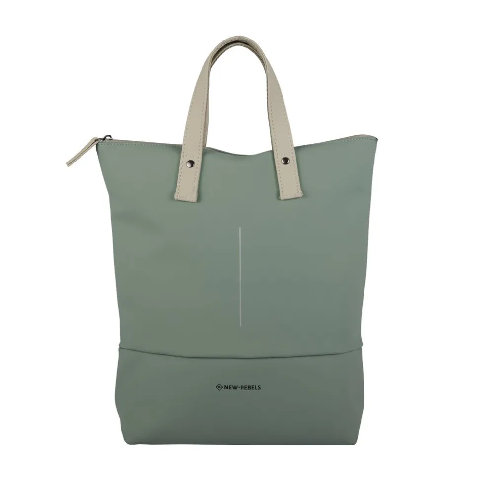 New Rebels Matteo Trenton Salie Grün 18L Rucksack Shopper Wasserabweisend