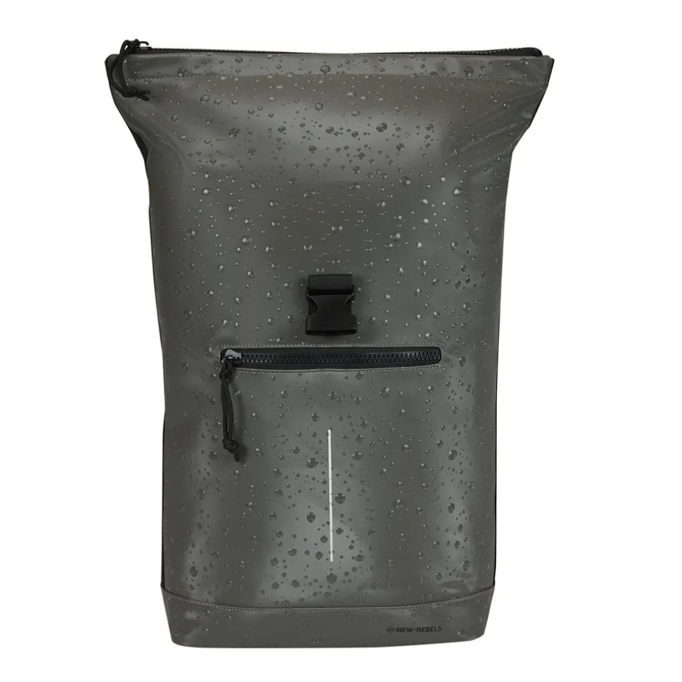 New Rebels New York Droplets - New York Rolltop Rucksack 21L Antracite