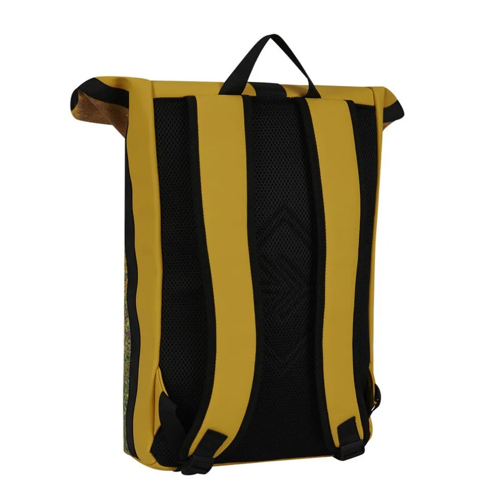 New Rebels New York Mart Art Gustavo 21L Rucksack Rolltop Wasserabweisend Laptop 15.6"