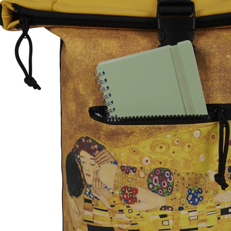 New Rebels New York Mart Art Gustavo 21L Rucksack Rolltop Wasserabweisend Laptop 15.6"