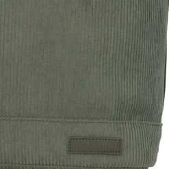 New Rebels New York Ribbi Rolltop Rucksack 17-21 l Schulranzen & Arbeitstasche Rippstoff-Laptop-Rucksack 15,6 Zoll Salbeigrün