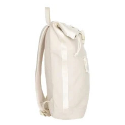 New Rebels New York Ribbi Rolltop Rucksack 17-21 l Schultasche & Arbeitstasche Rippstoff-Laptop-Rucksack 15,6 Zoll Beige