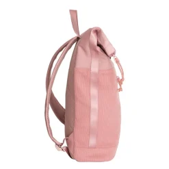 New Rebels New York Ribbi Rolltop Rucksack 17-21 l Schultasche & Arbeitstasche Rippstoff-Laptop-Rucksack 15,6 Zoll Altrosa
