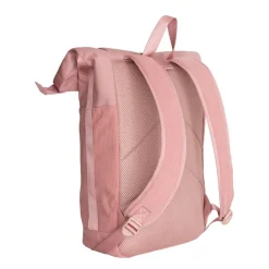 New Rebels New York Ribbi Rolltop Rucksack 17-21 l Schultasche & Arbeitstasche Rippstoff-Laptop-Rucksack 15,6 Zoll Altrosa