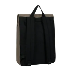 New Rebels Omar Lincoln Taupe 17L Rucksack mit Klappe Wasserabweisend Laptop 15.6"