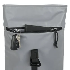 New Rebels Reflect Los Angeles Silber 7L Rolltop Rucksack Wasserabweisend