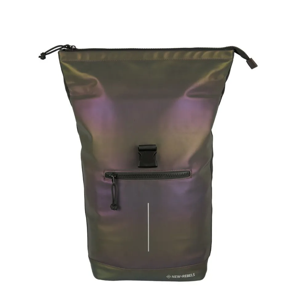 New Rebels Reflect New York Two Tone 21L Rolltop Rucksack Wasserabweisend Laptop 15.6"