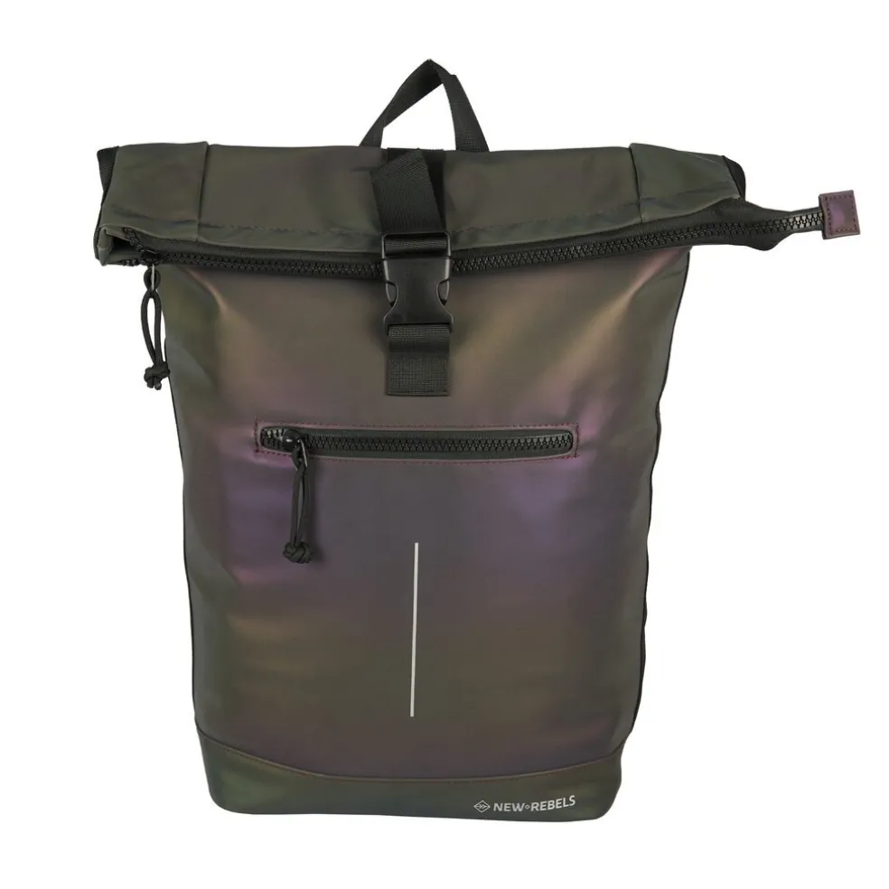 New Rebels Reflect New York Two Tone 21L Rolltop Rucksack Wasserabweisend Laptop 15.6"
