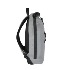 New Rebels Reflect New York Silber 21L Rolltop Rucksack Wasserabweisend Laptop 15.6