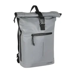 New Rebels Reflect New York Silber 21L Rolltop Rucksack Wasserabweisend Laptop 15.6