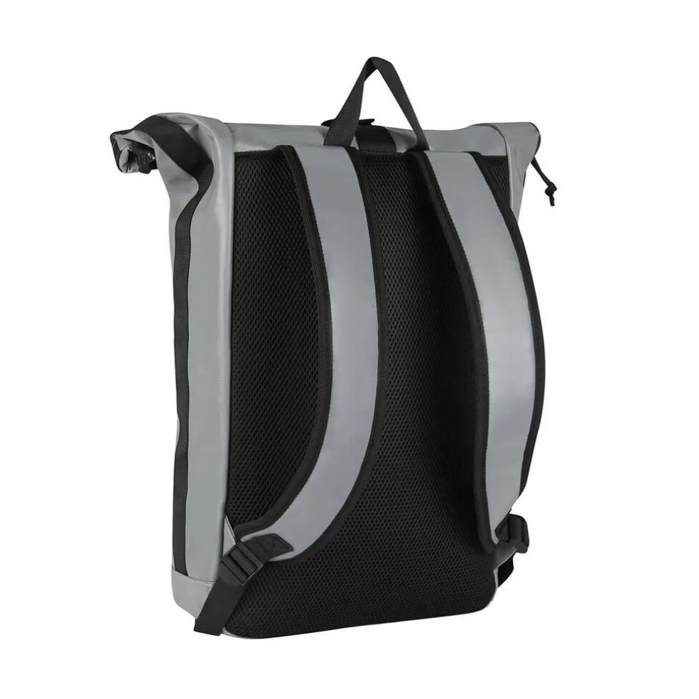 New Rebels Reflect New York Silber 21L Rolltop Rucksack Wasserabweisend Laptop 15.6"