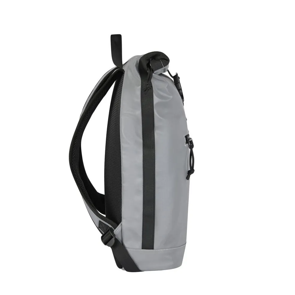 New Rebels Reflect New York Silber 21L Rolltop Rucksack Wasserabweisend Laptop 15.6"