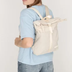 New Rebels Ribbi Los Angeles Rolltop Rucksack Mini Beige – 13 l