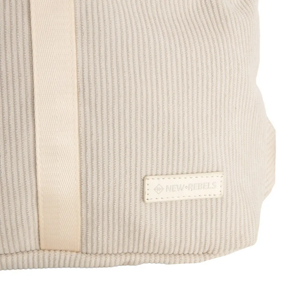 New Rebels Ribbi Los Angeles Rolltop Rucksack Mini Beige – 13 l